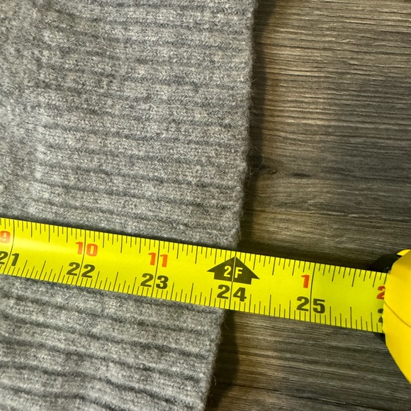 Polo Ralph Lauren Merino Wool Angora Sweater XL Shawl Collar Gray Pullover - Picture 9 of 9